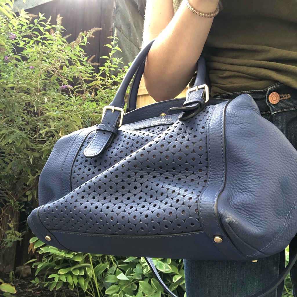 Bright Blue Leather Kate Spade Purse